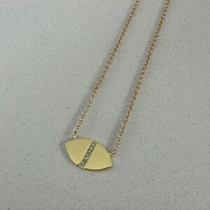 Uncommon James Elegant Gold Plated Necklace with Crystal Accents